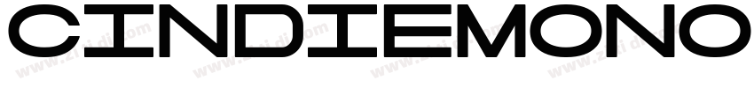 CindieMono A字体转换